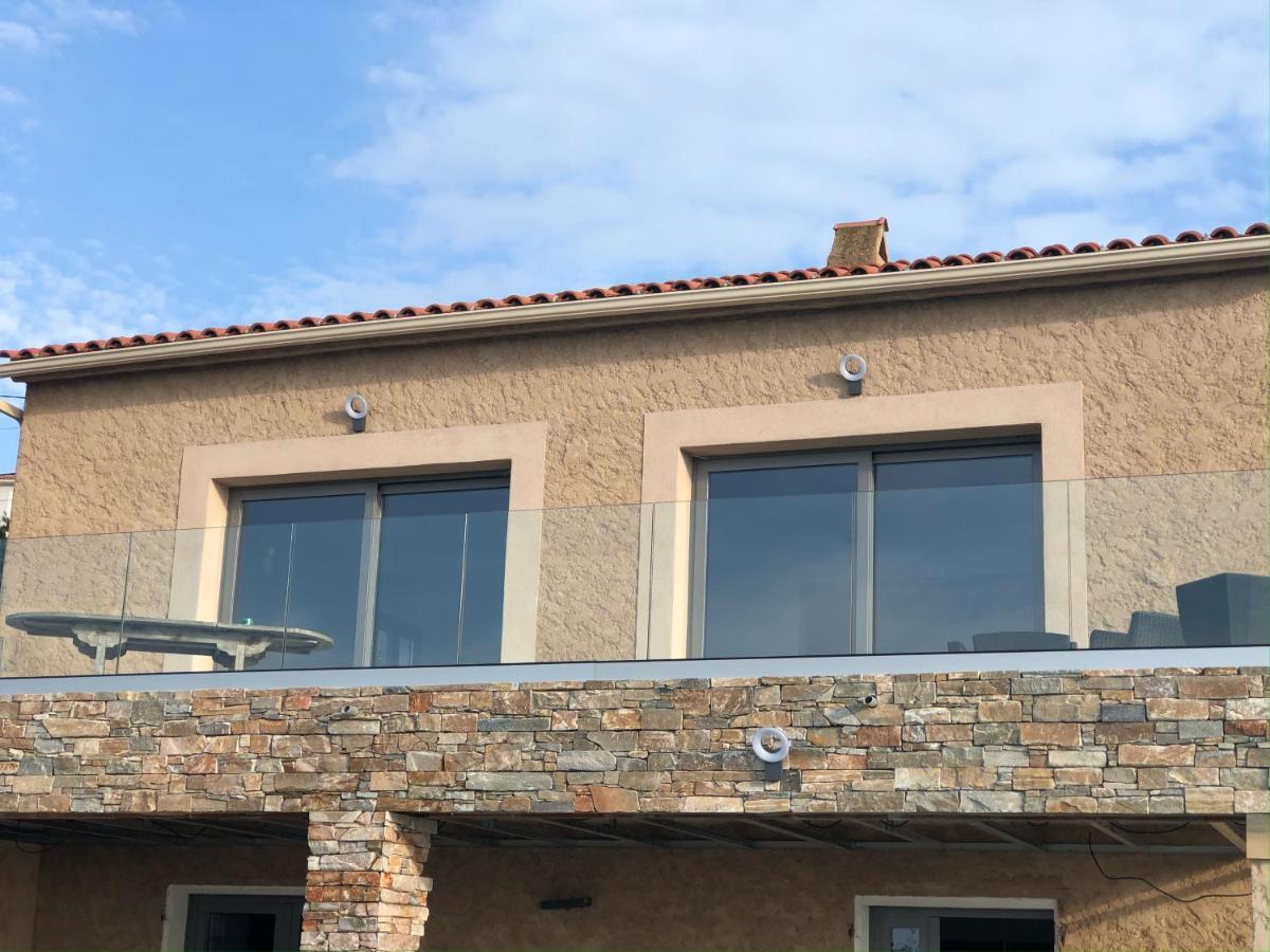 Haut de Villa - Vue mer avec Coucher de Soleil Cargèse Exterior foto